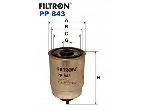Filtr Paliwa Pp 843