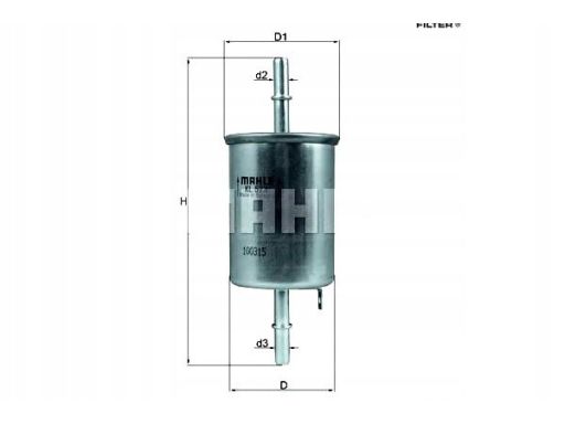 Filtr Paliwa Kl 573