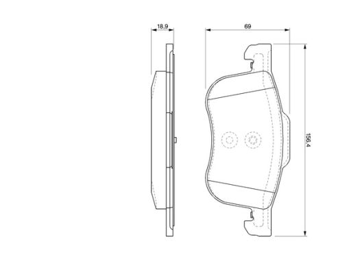 Klocek Hamulcowy Kpl. 0 986 424 540