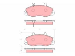 Klocek Hamulcowy Kpl. Gdb1572