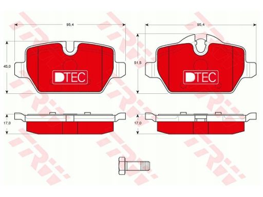 Klocek Hamulcowy Kpl. Gdb1612Dte