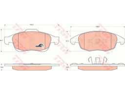 Klocek Hamulcowy Kpl. Gdb1690