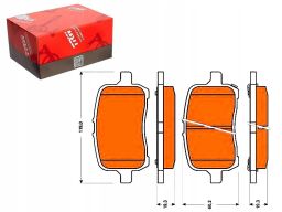 Klocek Hamulcowy Kpl. Gdb1755