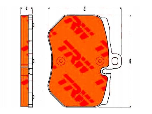 Klocek Hamulcowy Kpl. Gdb1848