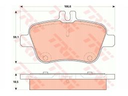 Klocek Hamulcowy Kpl. Gdb1920