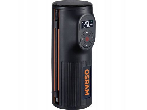 Kompresor 3,7V 8,3 bar pompka do opon z cyfrowym wyświetlaczem OSRAM
