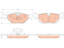 Klocek Hamulcowy Kpl. Gdb2050