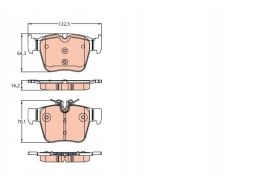 Klocek Hamulcowy Kpl. Gdb2154