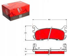 Klocek Hamulcowy Kpl. Gdb3129
