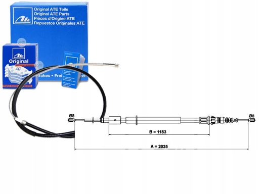 Linka Hamulca Postojowego 24.3727-0832.2