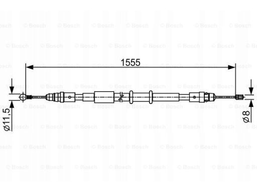 Linka Hamulca Postojowego 1 987 482 552