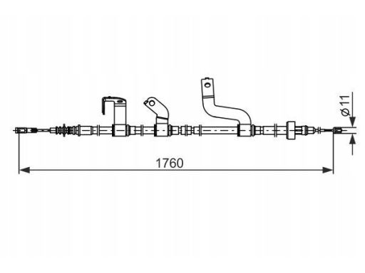 Linka Hamulca Postojowego 1 987 482 842