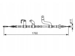 Linka Hamulca Postojowego 1 987 482 842