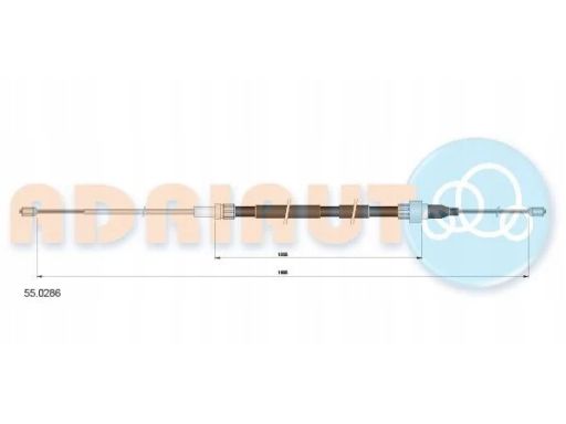 Linka Hamulca Postojowego 55.0286
