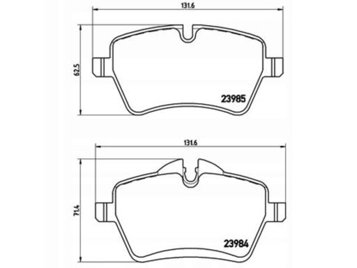 Klocek Hamulcowy Kpl. P 06 051X