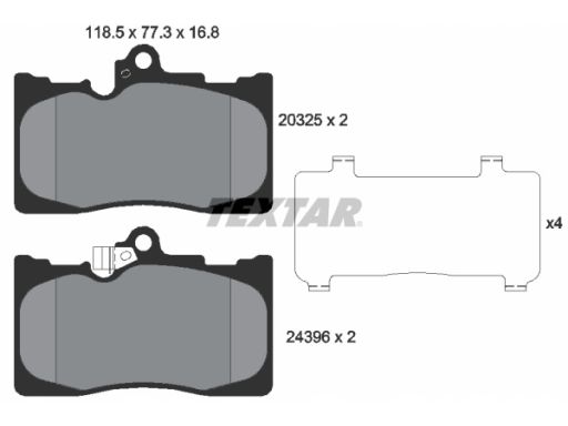 Klocek Hamulcowy Kpl. 2032501