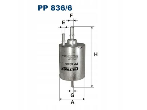 Filtr Paliwa Pp 836/6