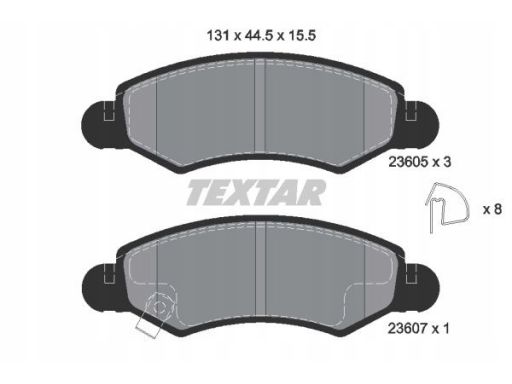 Klocek Hamulcowy Kpl. 2360501