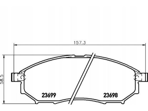 Klocek Hamulcowy Kpl. 2369801