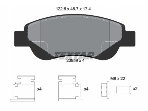 Klocek Hamulcowy Kpl. 2395901