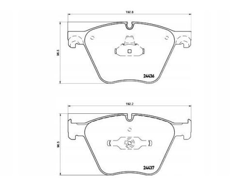 Klocek Hamulcowy Kpl. 2443601