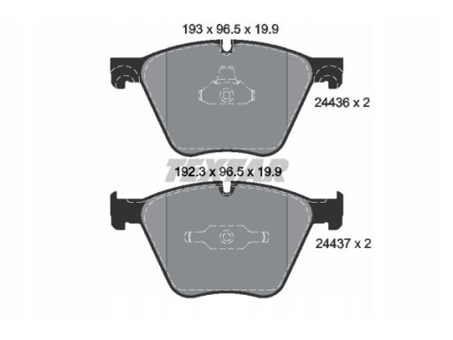 Klocek Hamulcowy Kpl. 2443601