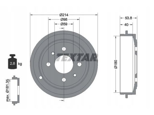 Bęben Hamulcowy 94014800