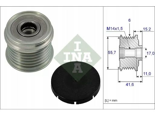Sprzęgło Jednokierunkowe Alternatora 535 0024 10