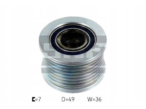 Sprzęgło Jednokierunkowe Alternatora Vkm 03601