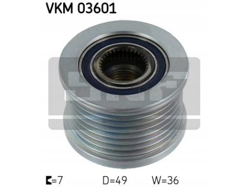 Sprzęgło Jednokierunkowe Alternatora Vkm 03601