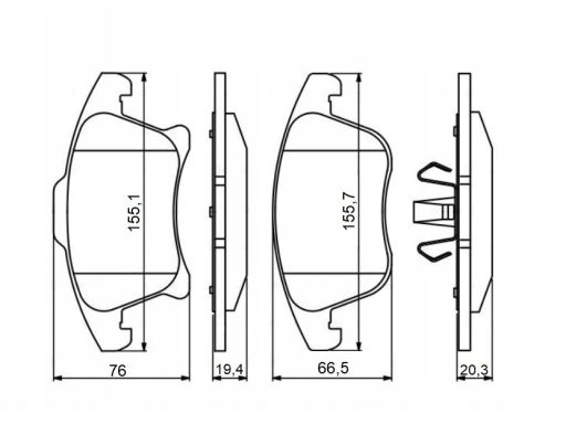 Klocek Hamulcowy Kpl. Lp3181