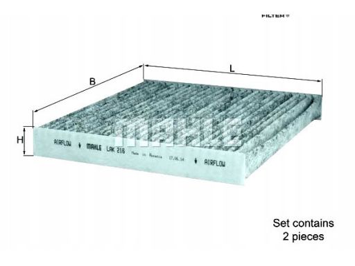 Filtr Kabiny Lak 216
