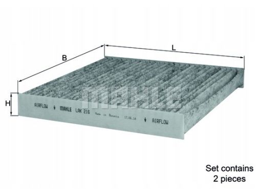 Filtr Kabiny Lak 216