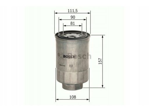 Filtr Paliwa F 026 402 025