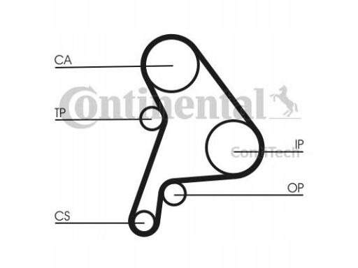 Pasek Rozrządu Ct1012