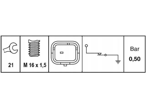 Czujnik Ciśnienia Oleju 6Zl 009 600-041