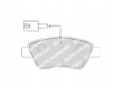 Klocek Hamulcowy Kpl. Lp1722