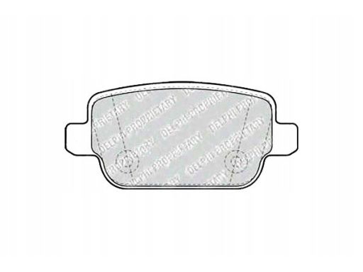 Klocek Hamulcowy Kpl. Lp1969