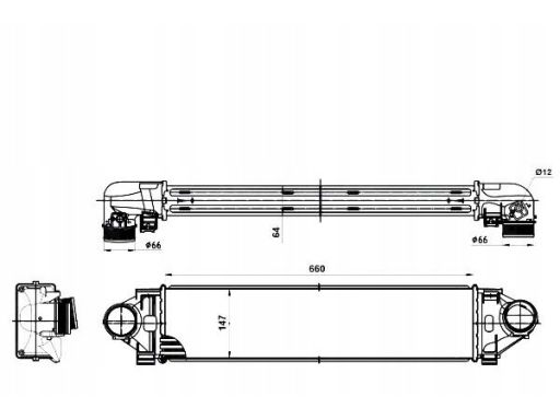 Chłodnica Powietrza Doładowującego 30394