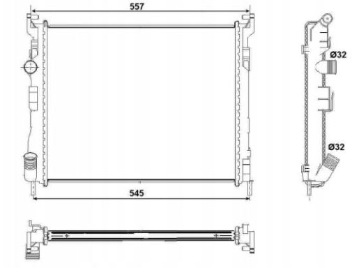 Chłodnica Silnika 53032