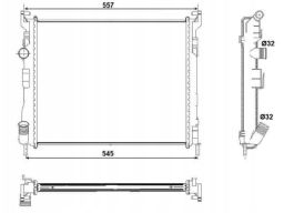 Chłodnica Silnika 53032