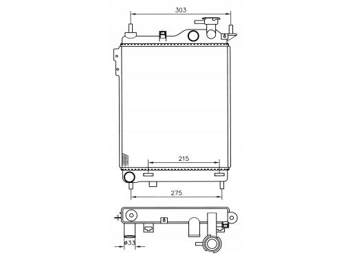 Chłodnica Silnika 53359