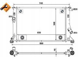 Chłodnica Silnika 53465
