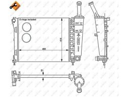 Chłodnica Silnika 53526