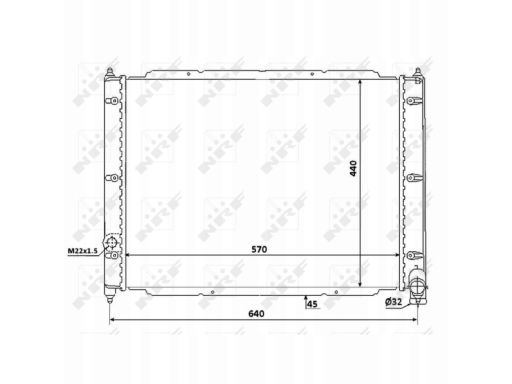 Chłodnica Silnika 53944