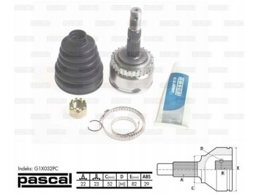 Przegub Napędowy Kpl. G1X032Pc