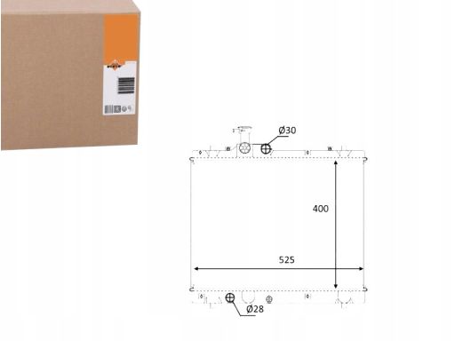 Chłodnica Silnika 58397