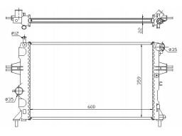 Chłodnica Silnika 630041