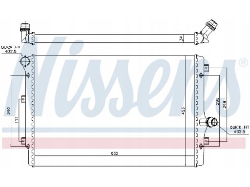 Chłodnica Silnika 65281A