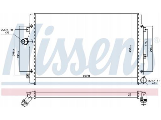 Chłodnica Silnika 65281A